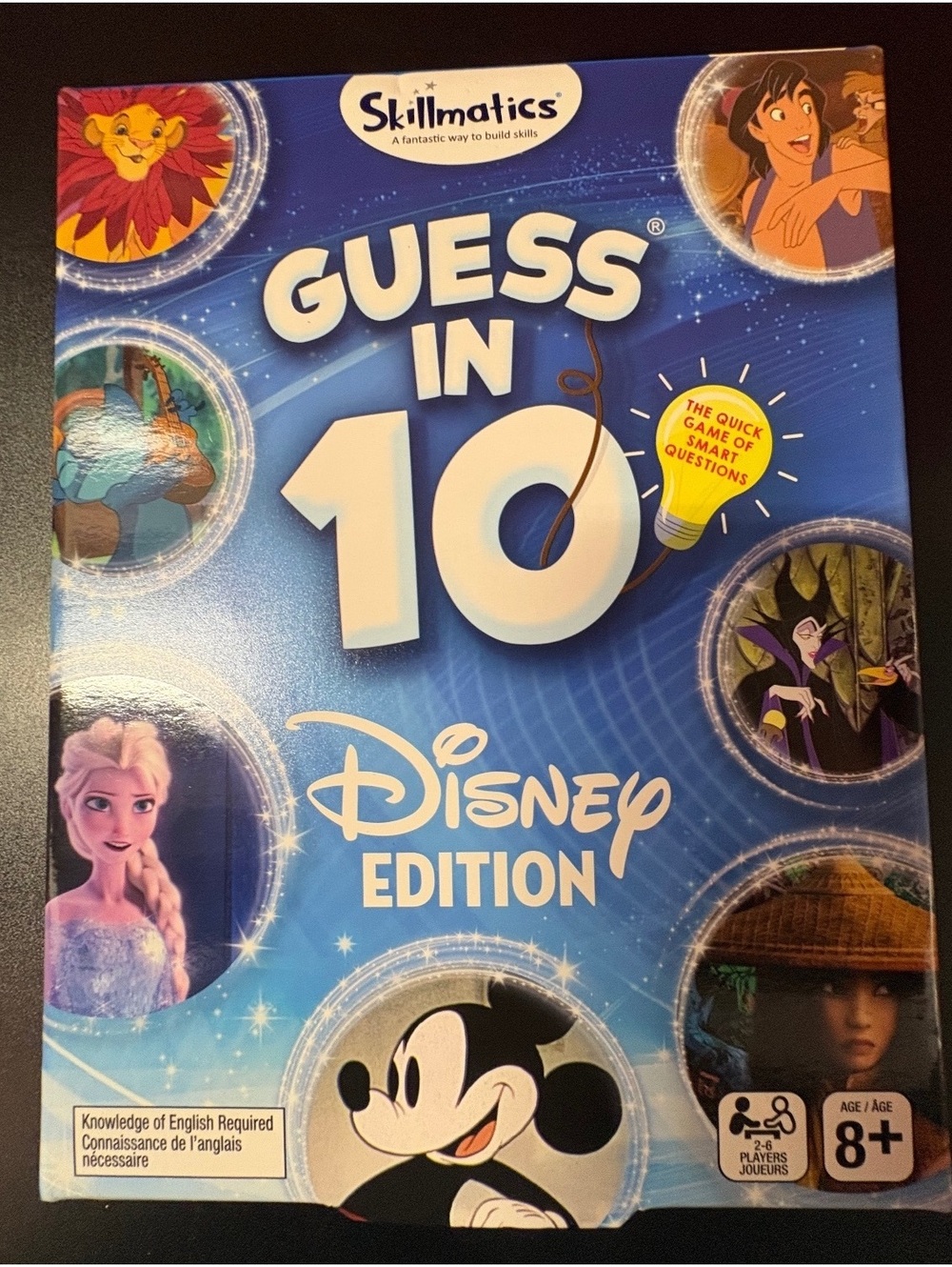Skillmatics Guess in 10 Disney Edition Game for Kids Age 8+